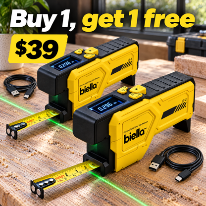 Biella Digital Laser Tape Measure