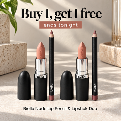 Biella Nude Lip Pencil & Lipstick Duo